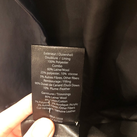 MACKAGE Women’s Black Trench Coat (XS) (TP) - Picture 6 of 8